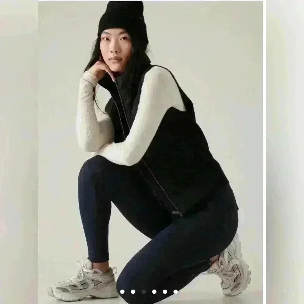 Athleta DELANCEY SKYLINE TIGHT, Navy, small - Picture 3 of 4